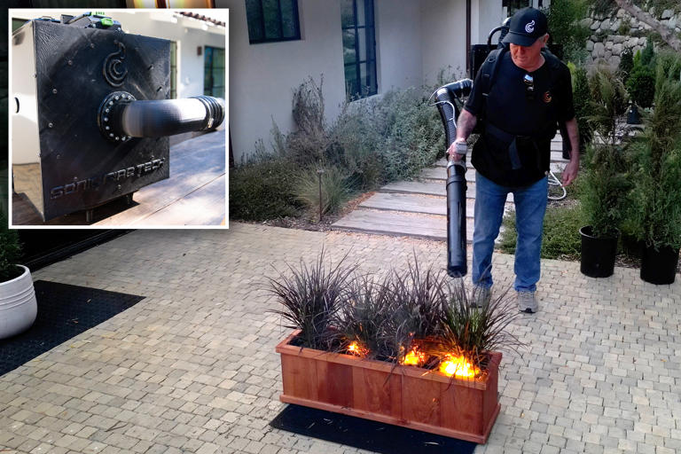Firefighters show off amazing new way to extinguish flames — by ...