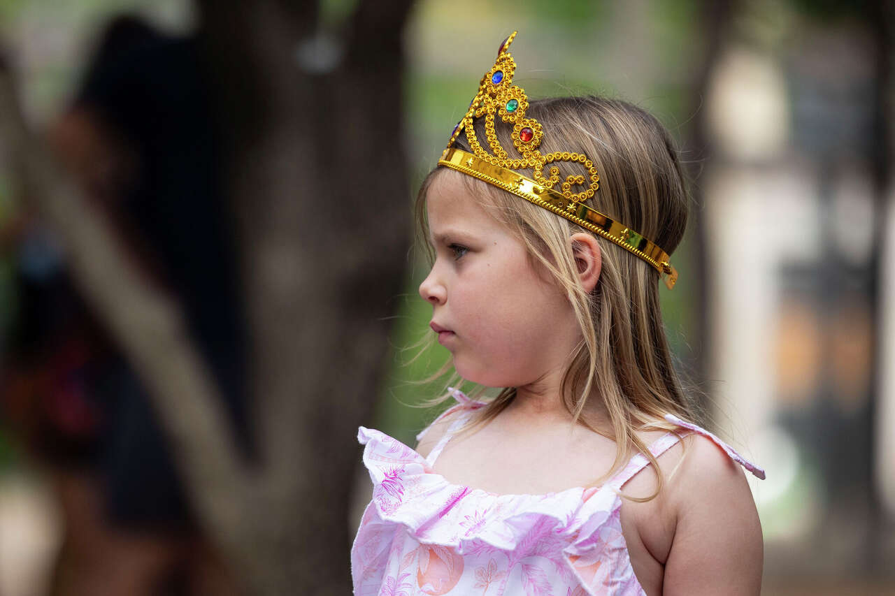 See photos of Rey Feo 77's crowning at Main Plaza