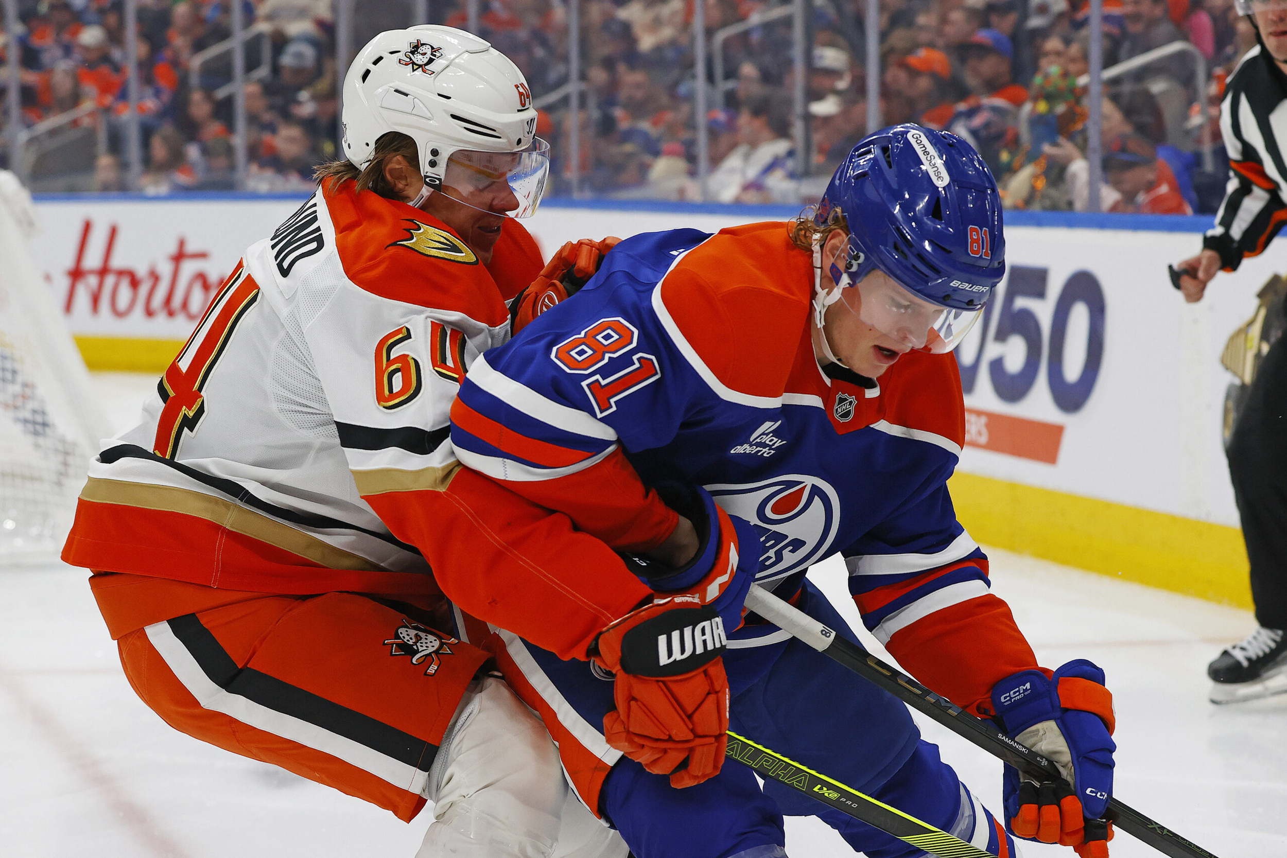 Is Josh Samanski in the Oilers’ opening-night playoff lineup?
