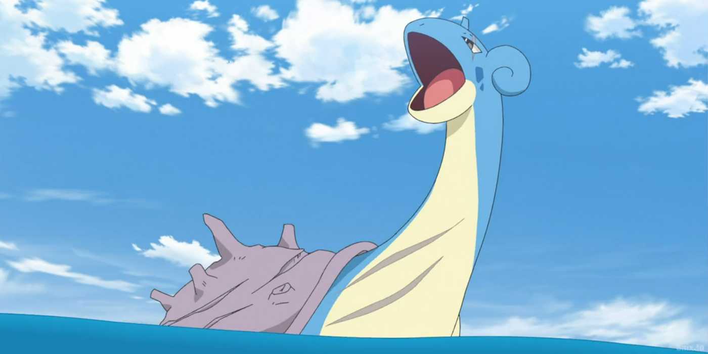 Pokemon Horizons: Lucius' scarred Lapras