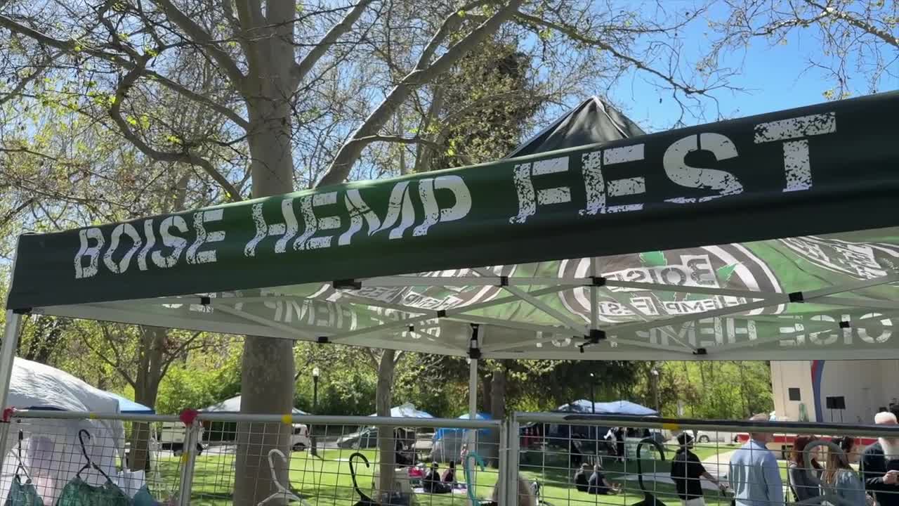 Supporters rally for a medical cannabis initiative at 10th annual Boise ...