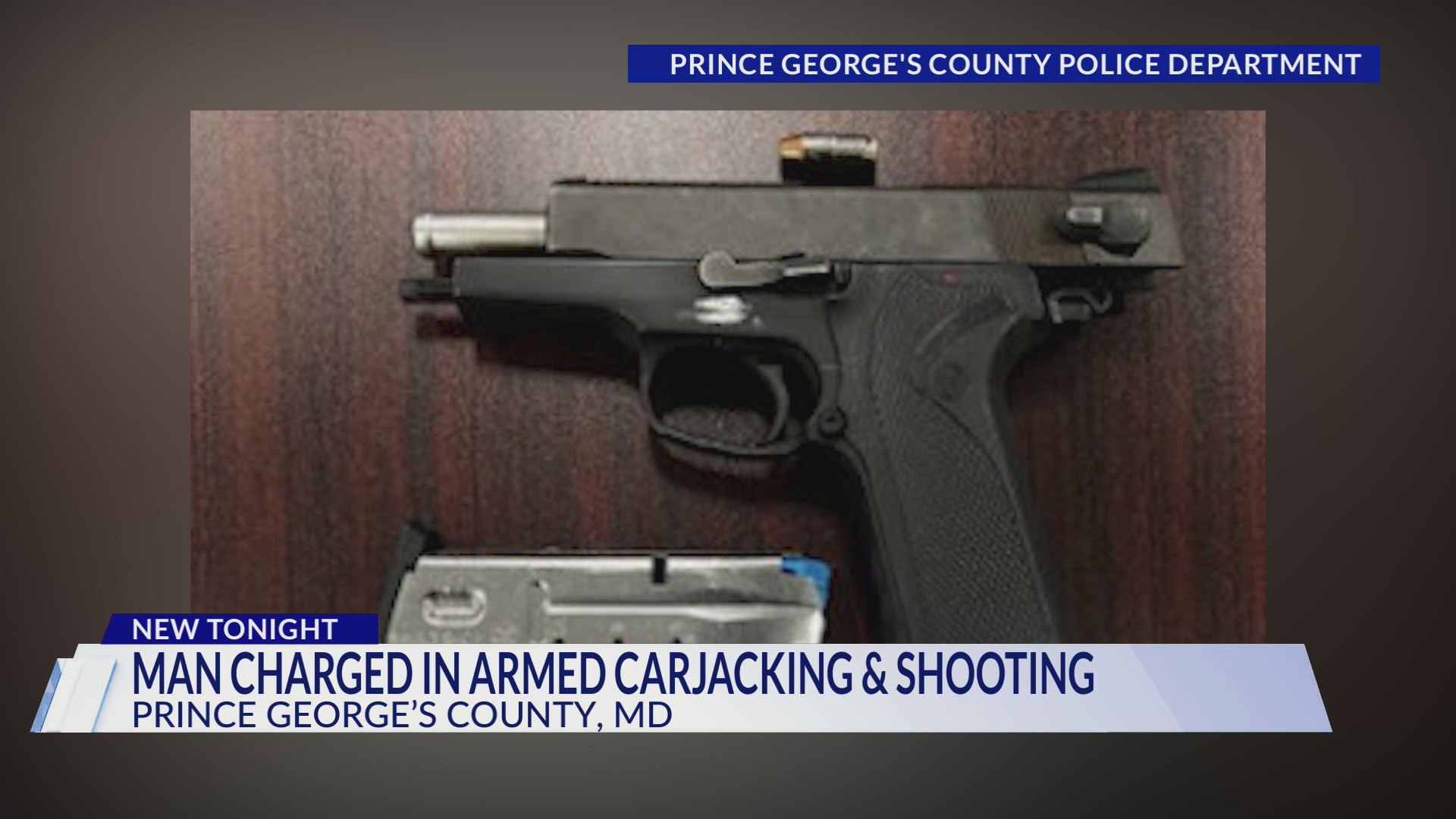 Man charged in Prince George's County armed carjacking, shooting