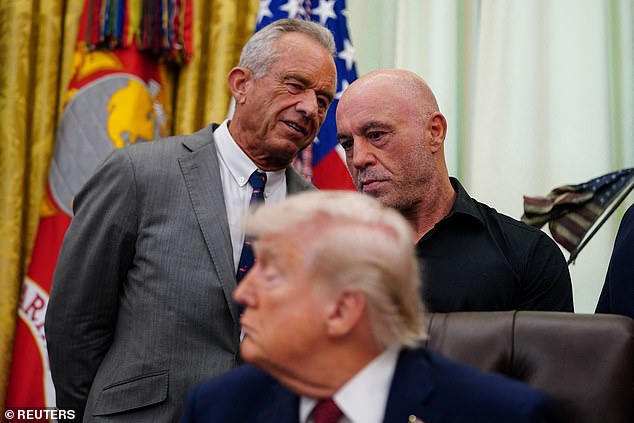 Joe Rogan's text that spurred Trump's new drug policy before awkward ...