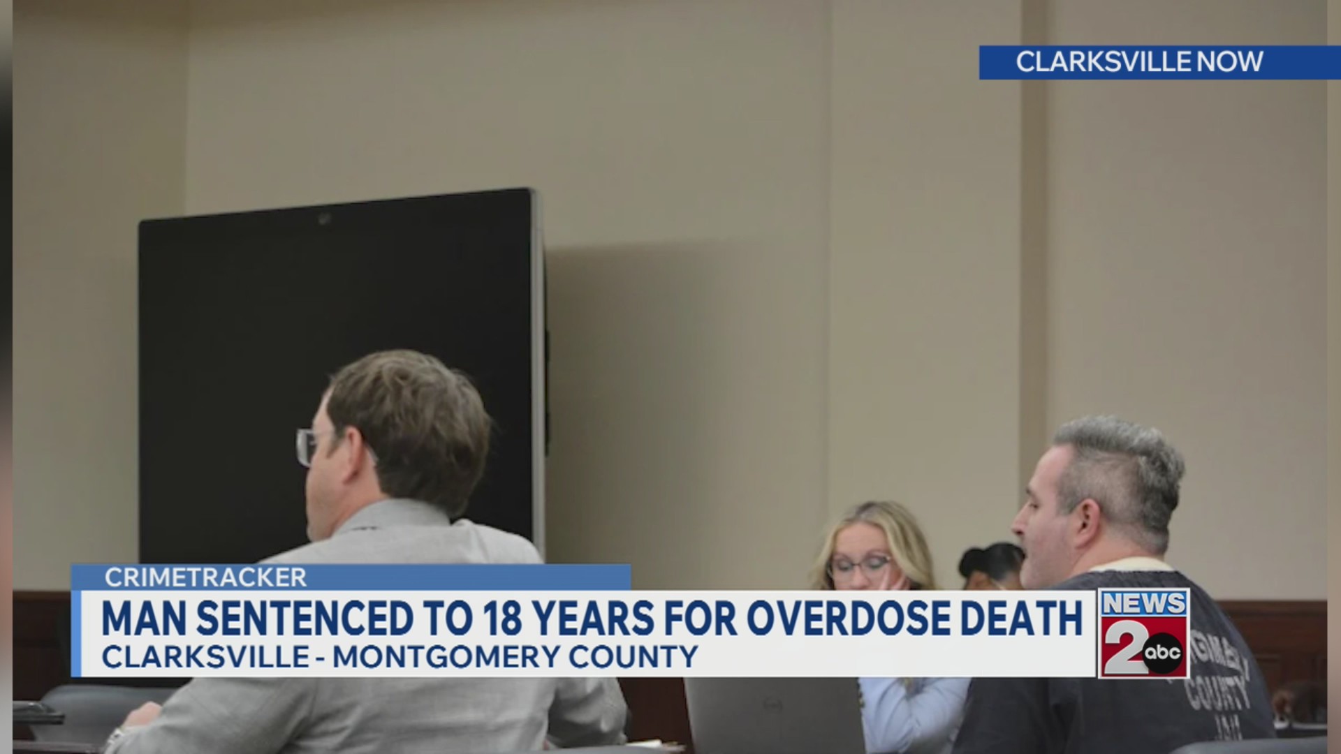 Clarksville man sentenced to 18 years for overdose death