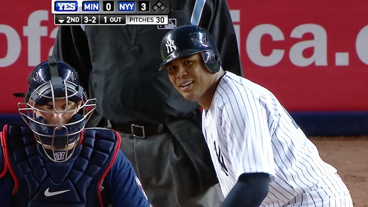 MLB stars hitting their first home run as a Yankee