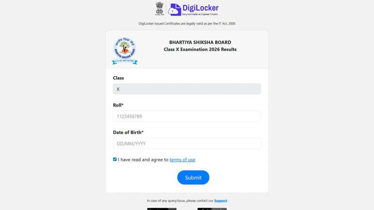 BSB class 10 and 12 results 2026 released online via DigiLocker; check ...
