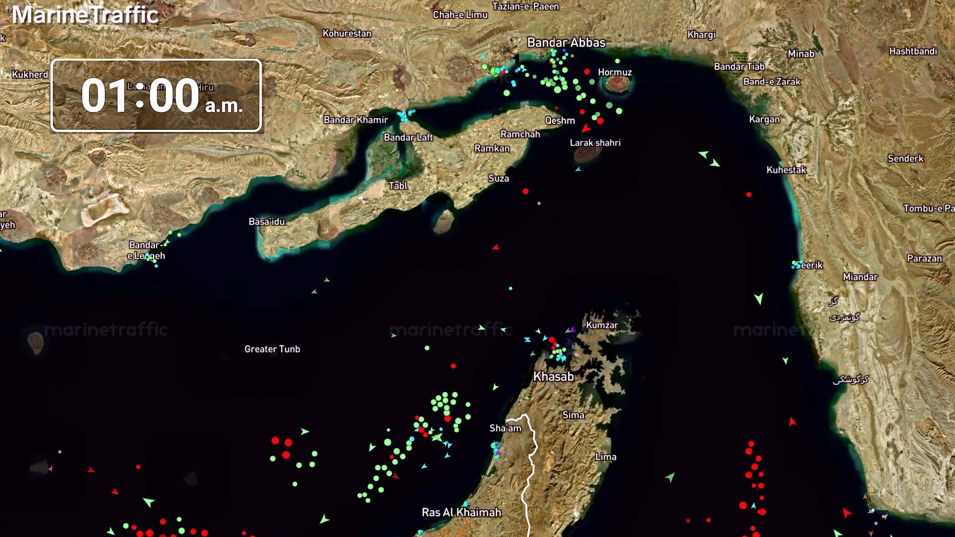 MarineTraffic shows Hormuz Strait vessel activity after Israel-Lebanon ...