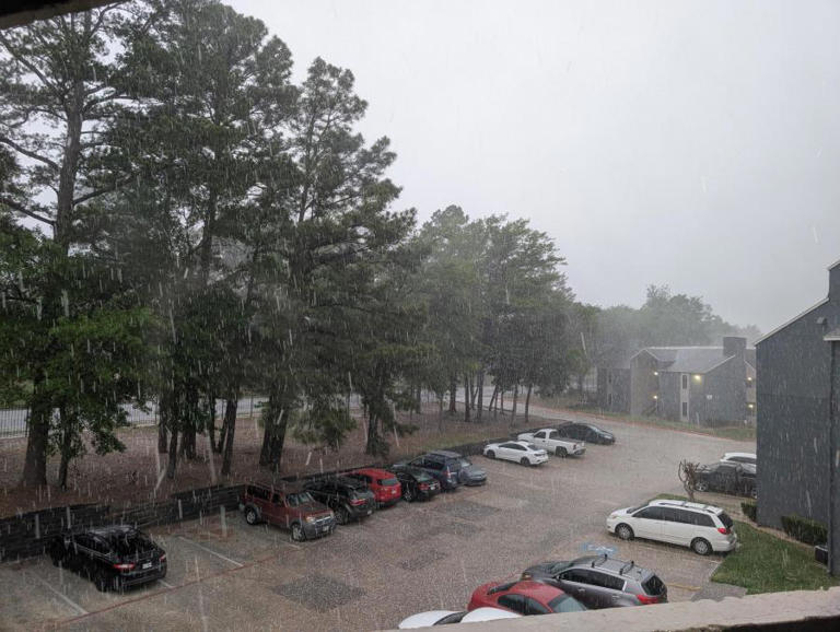 Photos: Hail pelts homes, buildings, vehicles as storms move through ...
