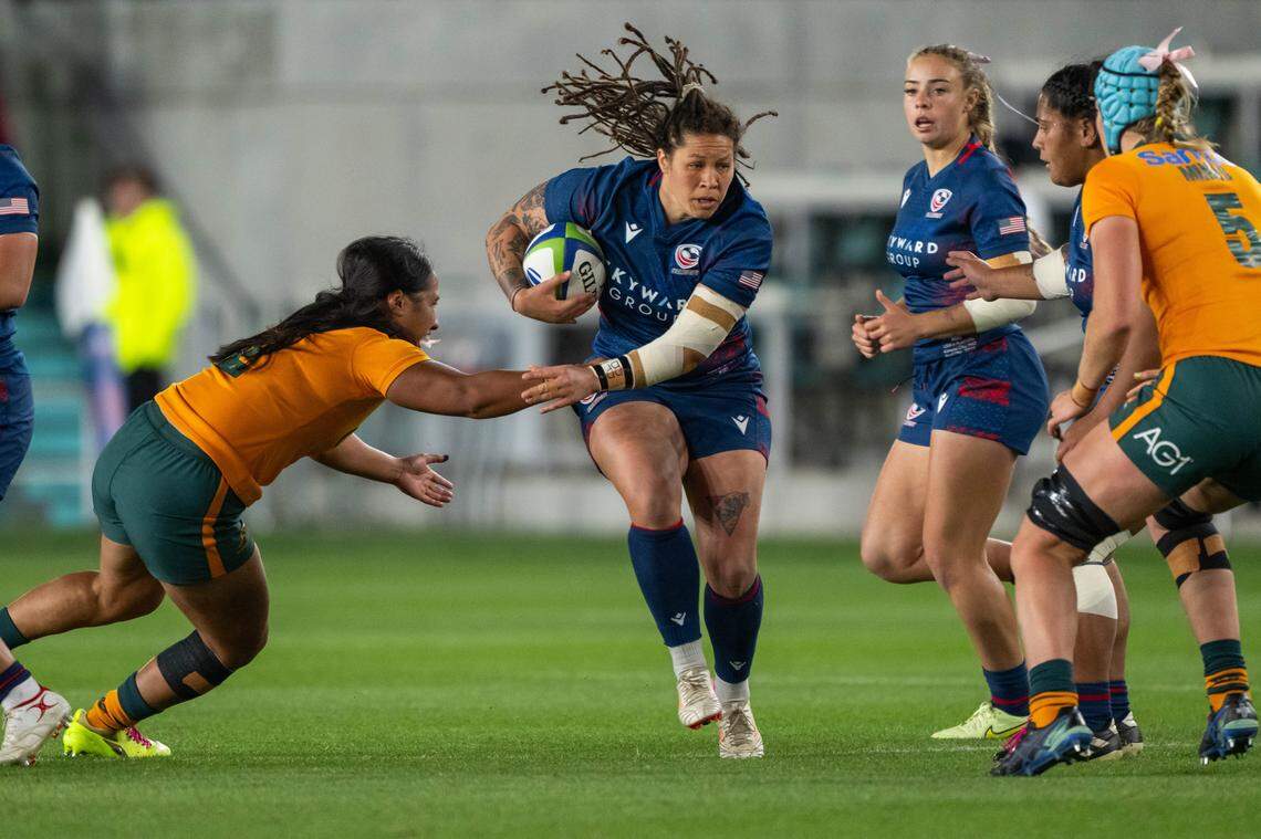 USA, New Zealand win women's rugby matches in KC, breaking record after ...
