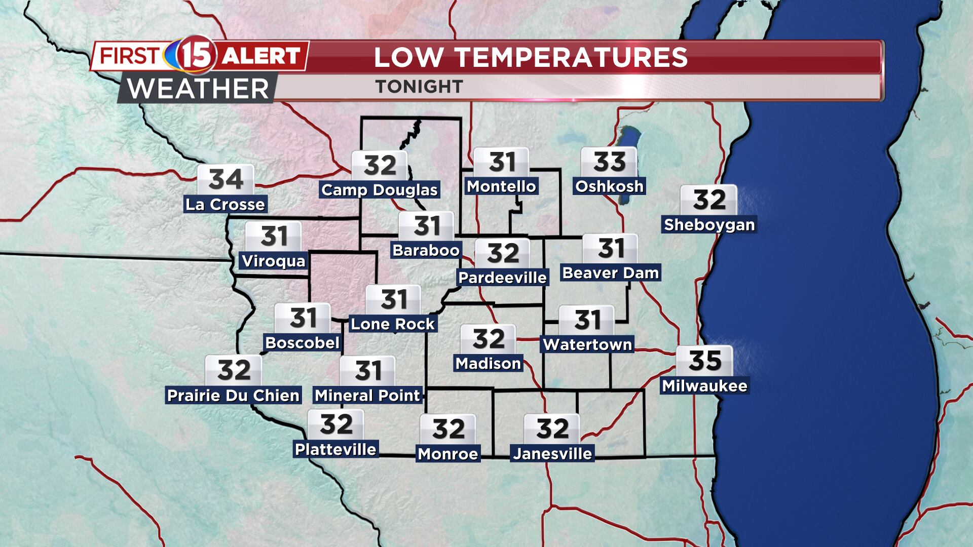 A cooler but drier weekend for southern Wisconsin