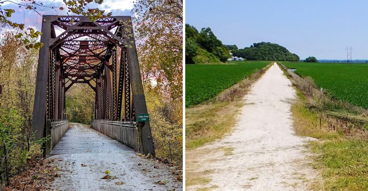 This scenic 9-mile Missouri bike path combines towering bluffs with ...