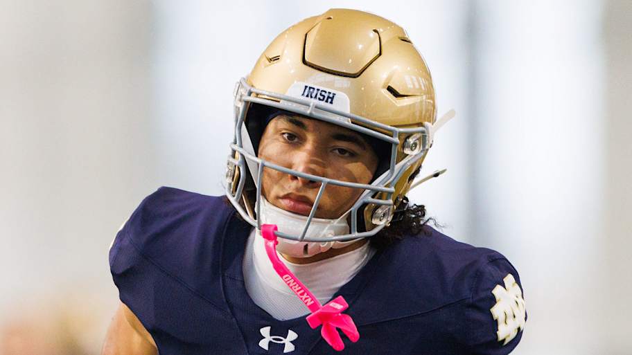 Notre Dame's famous freshman WR is forcing his way up the depth chart