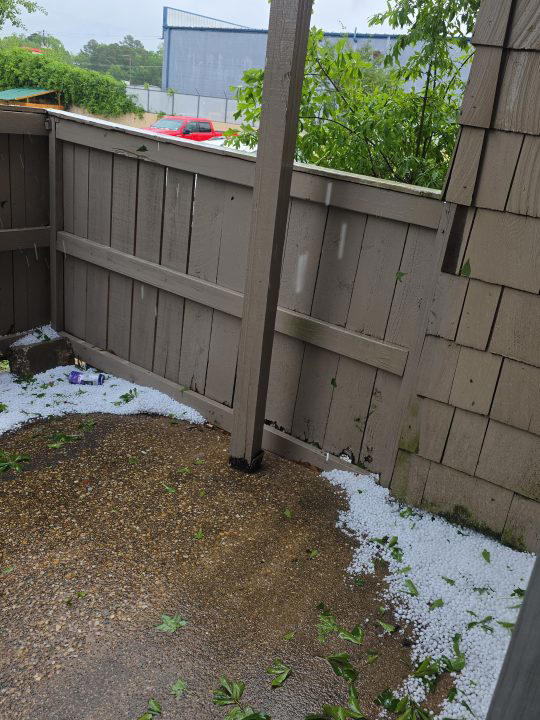 Photos: Hail pelts homes, buildings, vehicles as storms move through ...