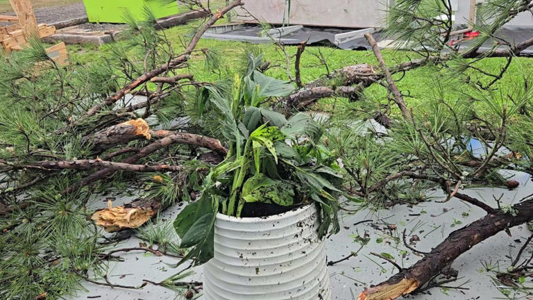 Photos: Hail pelts homes, buildings, vehicles as storms move through ...