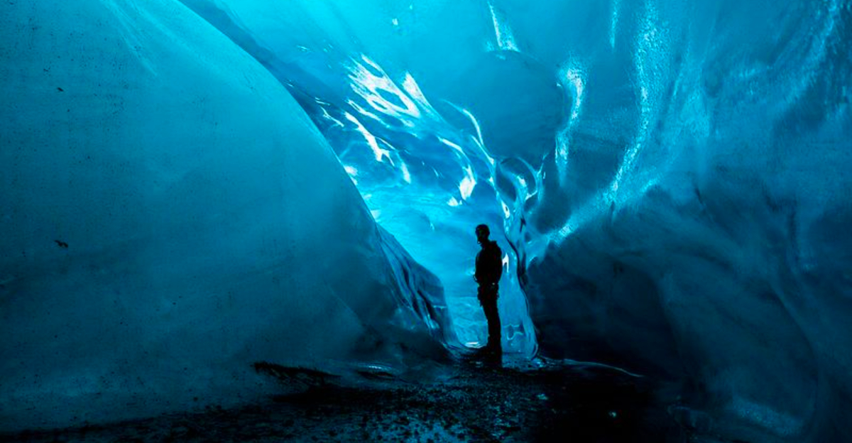 Hidden ice caves that look straight out of another planet