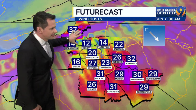 Forecast: Powerful cold front Sunday morning