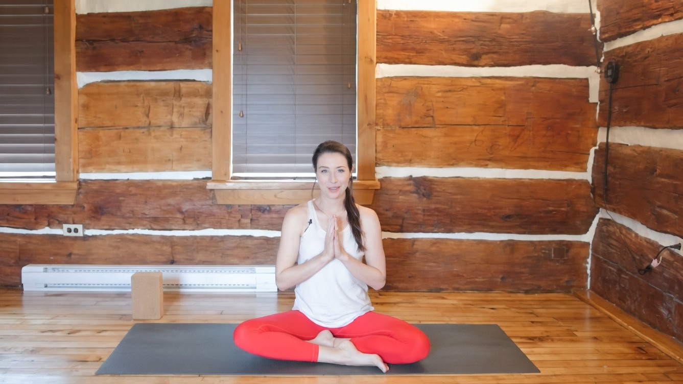 Yoga flow for core and lower body strength