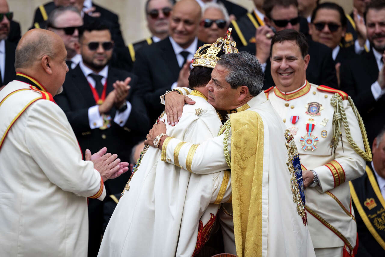 See photos of Rey Feo 77's crowning at Main Plaza