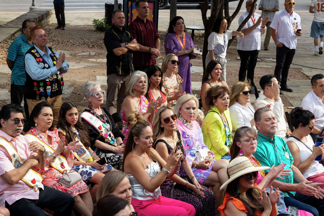 See photos of Rey Feo 77's crowning at Main Plaza