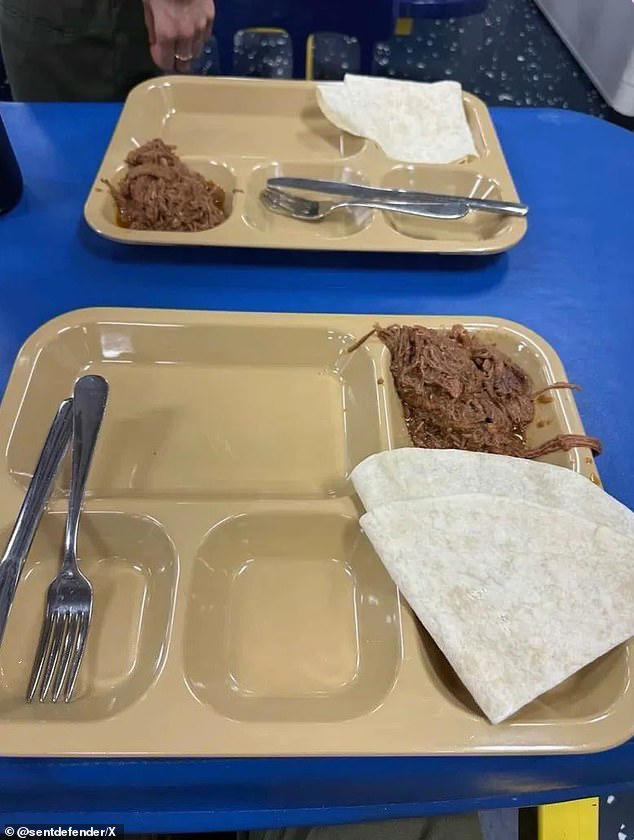 US Navy denies food is running out aboard ships after pictures showing ...