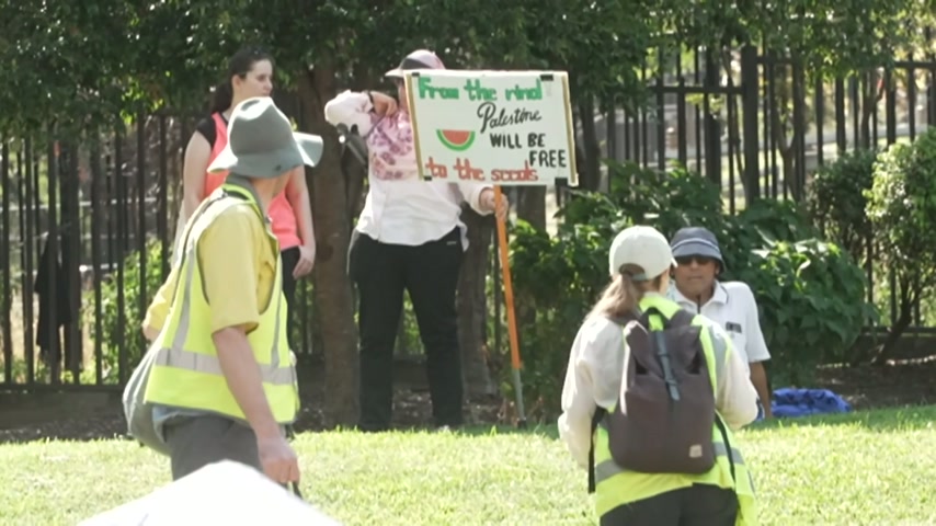 Protesters arrested at Brisbane pro-Palestine rally featuring banned phrase