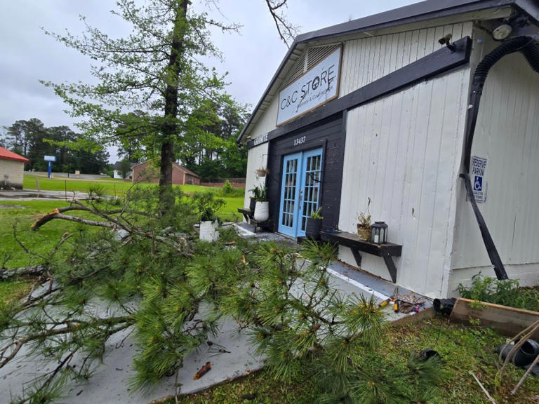 Photos: Hail pelts homes, buildings, vehicles as storms move through ...