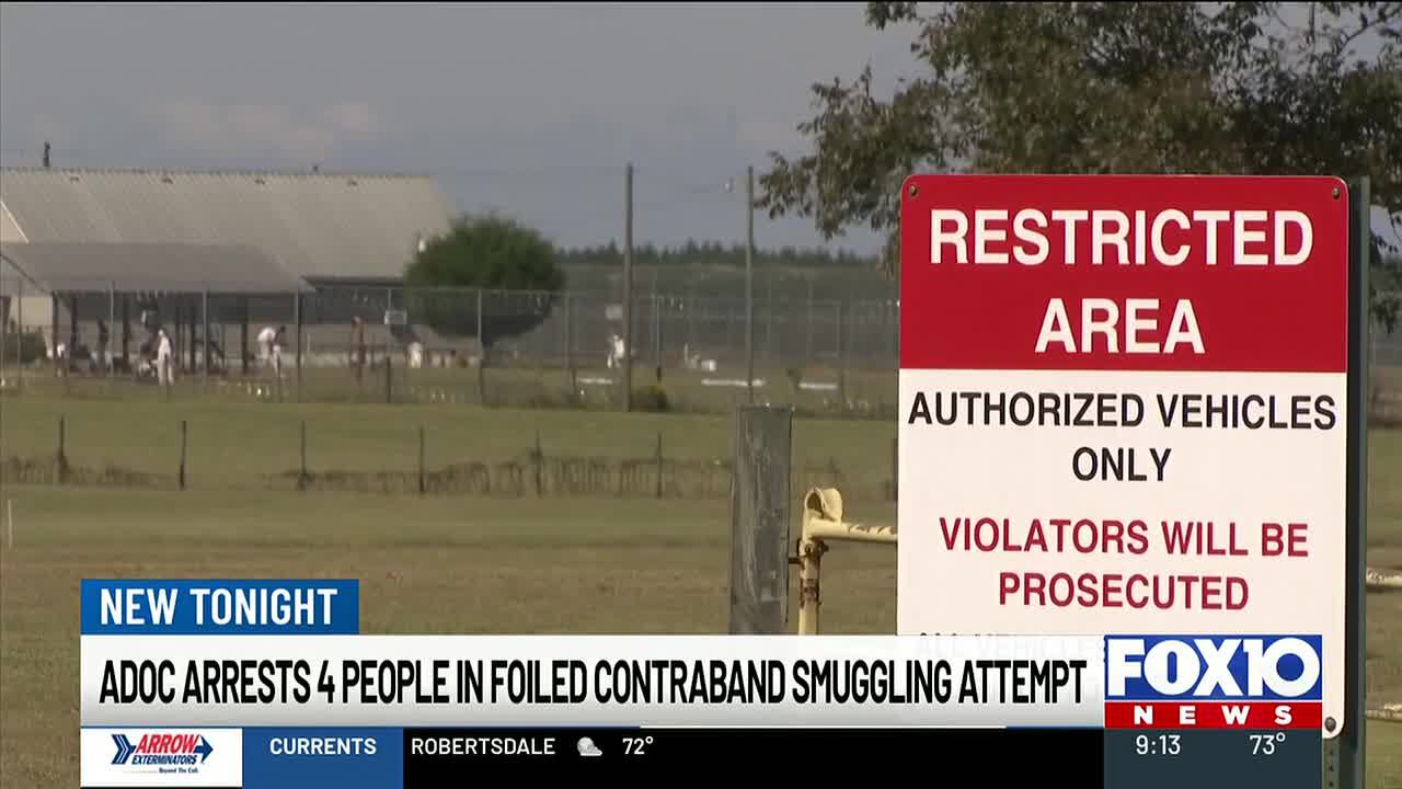 Alabama corrections officials stop contraband smuggling attempt at ...