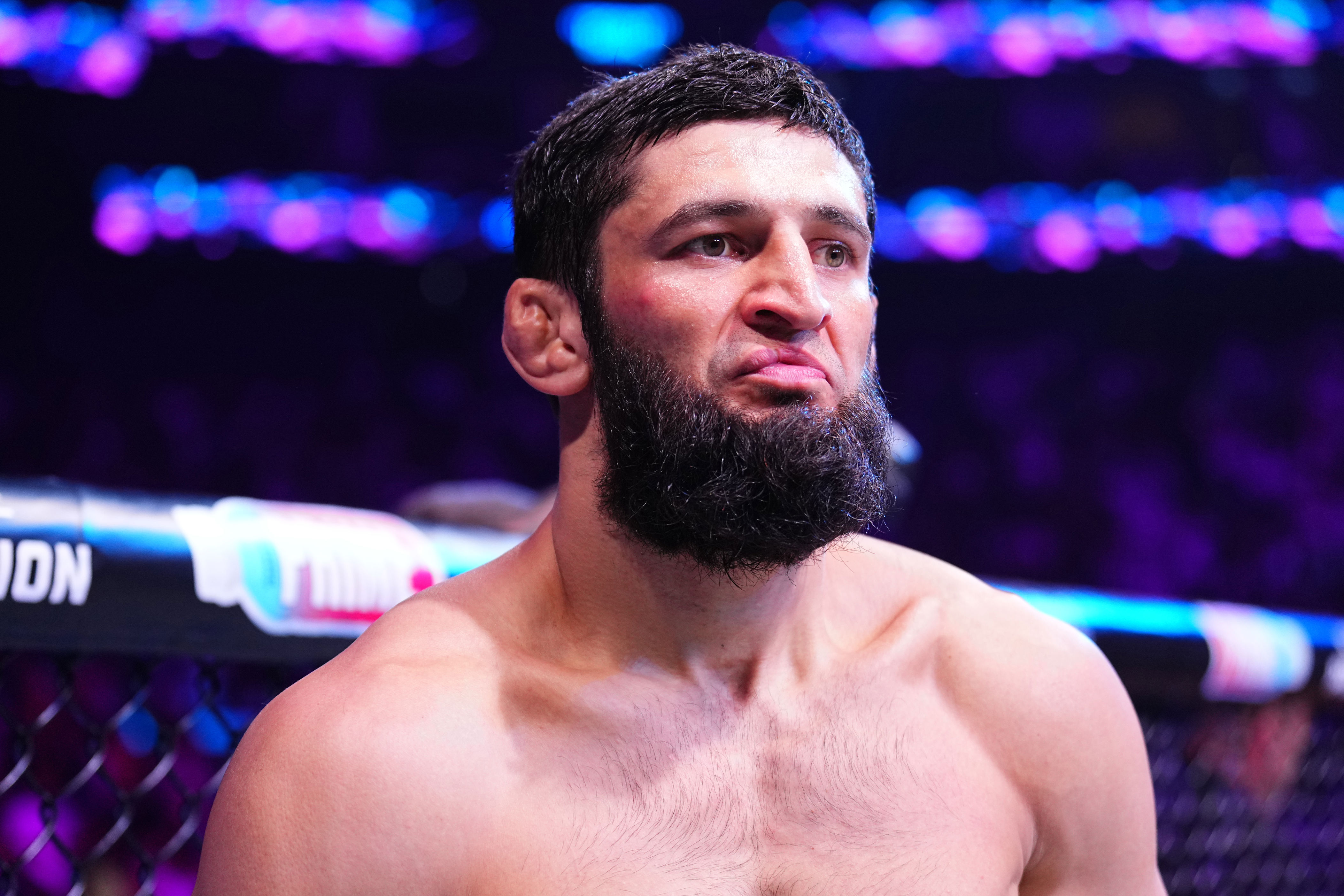 UFC middleweight champion Khamzat Chimaev signs with RAF ahead of title ...