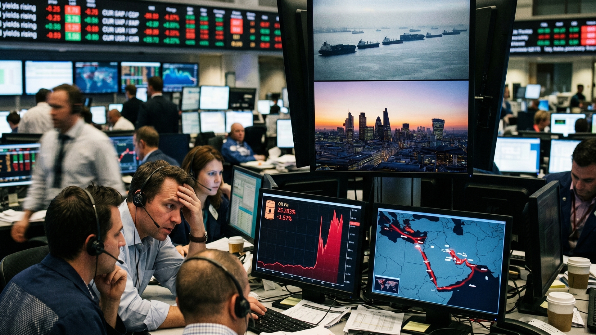 When conflicts start hitting global financial markets