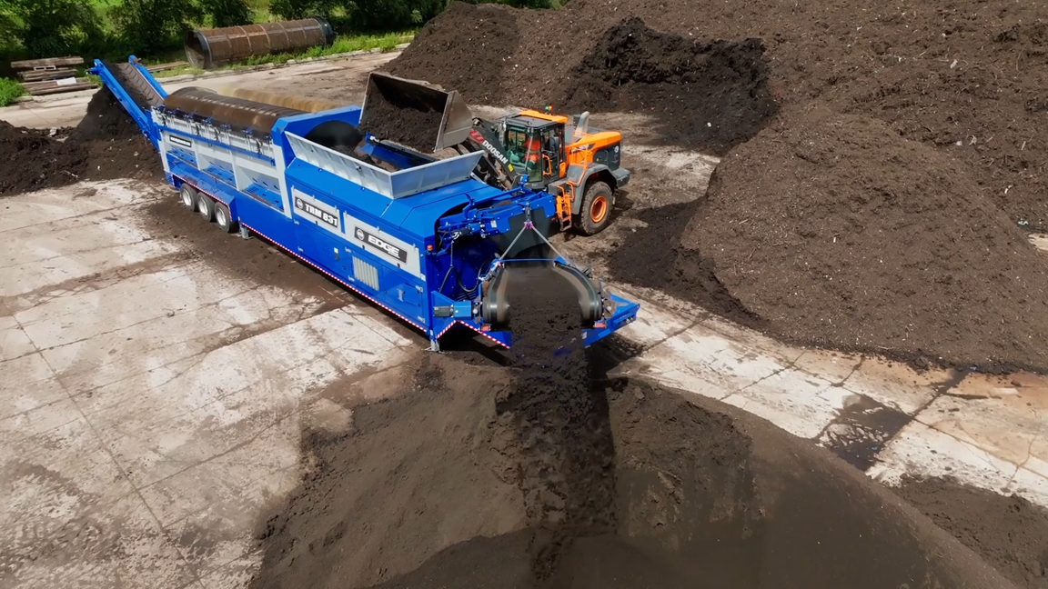 This machine separates and refines material like a pro
