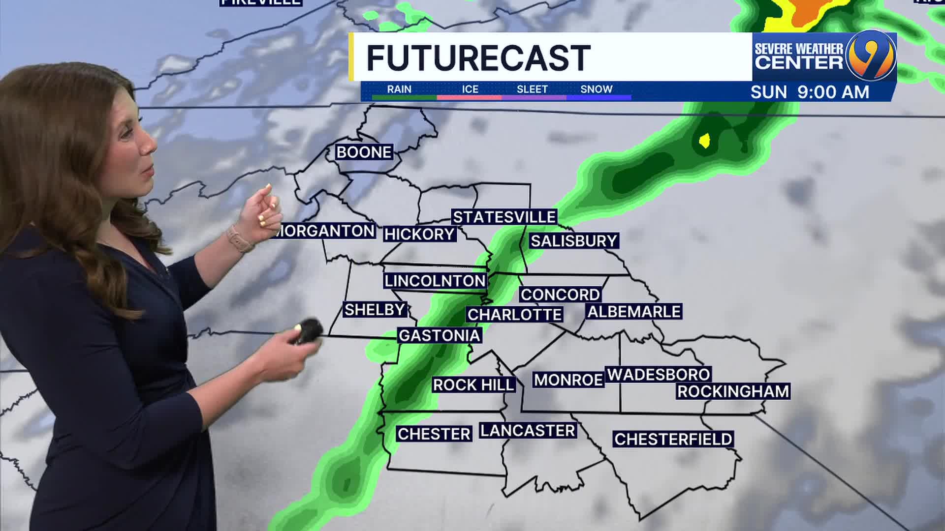 Forecast: Light showers this morning, cool start to the week