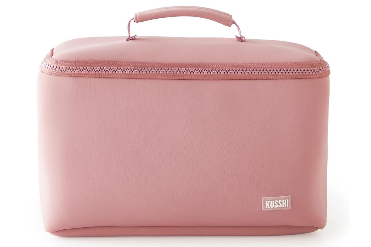 Amazon KUSSHI Neoprene Train Case Makeup Bag
