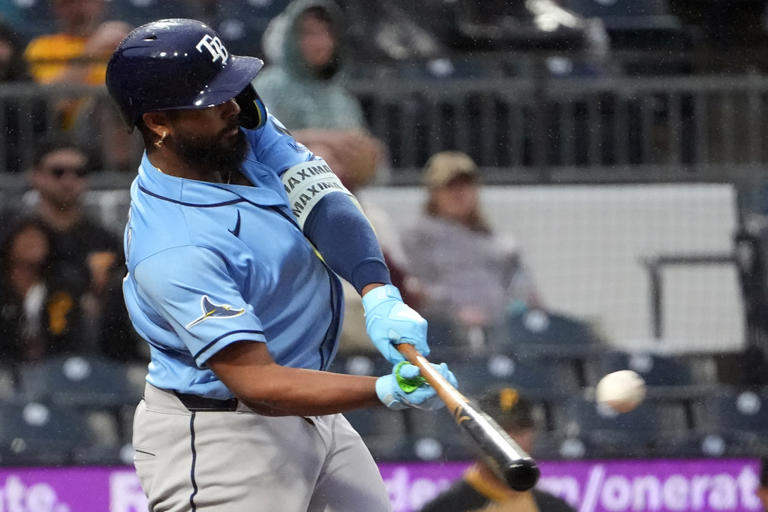 Cedric Mullins homers in 13th to lift Rays past Pirates 8-7 in rain ...