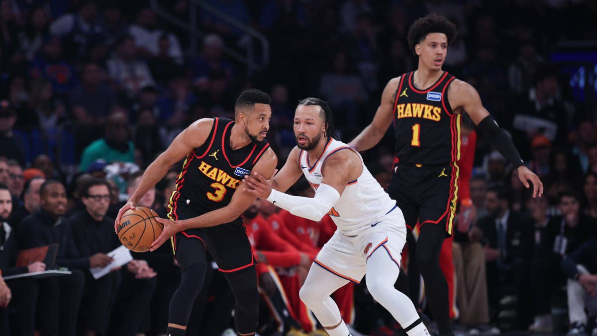 CJ McCollum critiques Jalen Brunson's reaction to technical foul in ...