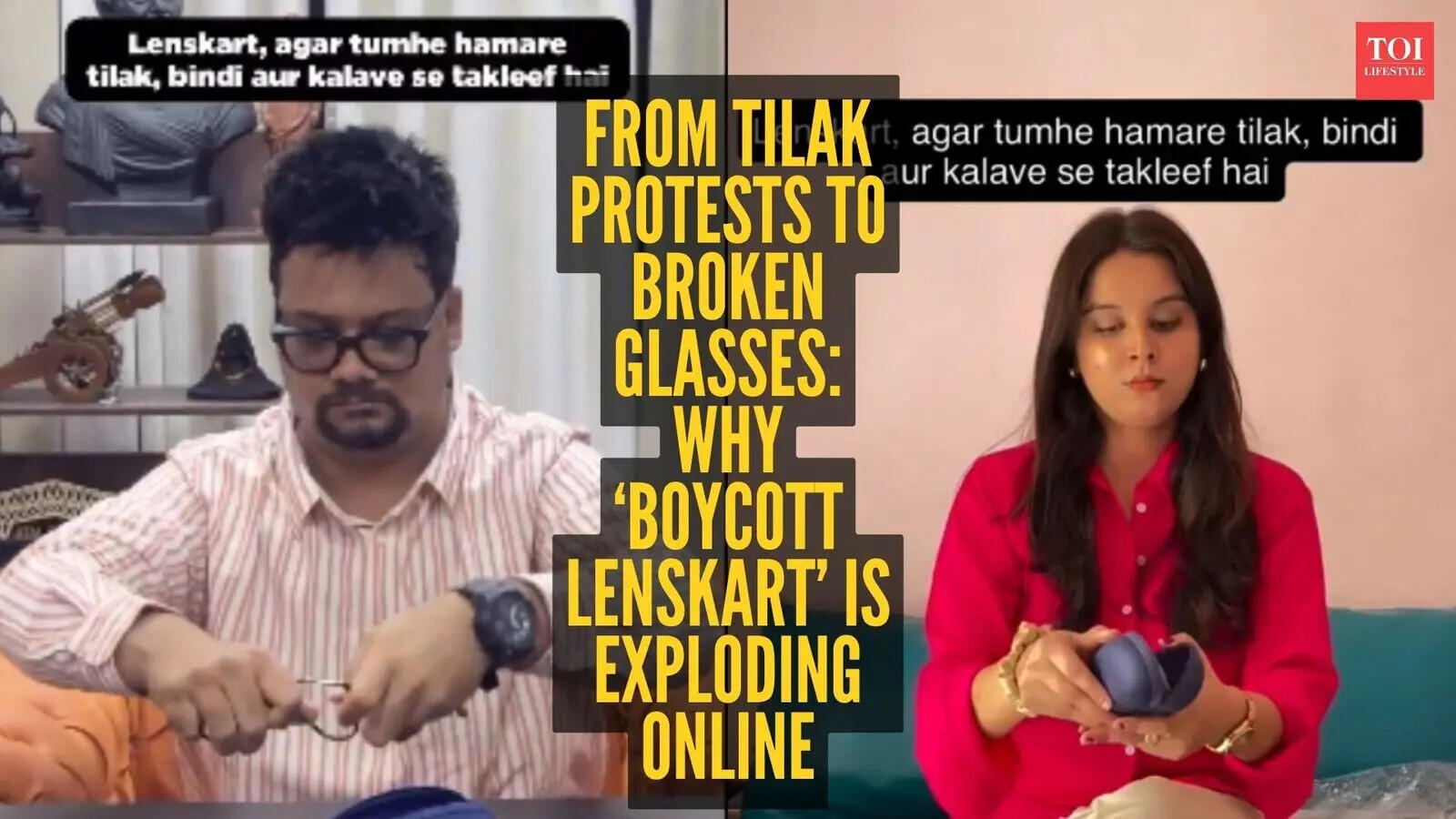 Why are people smashing glasses on camera as 'Boycott Lenskart' trends
