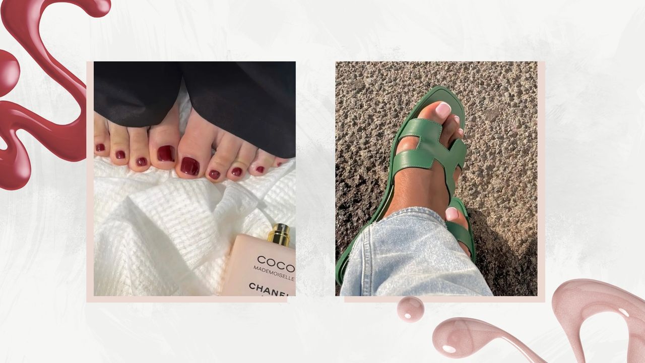 Stuck for what colour to paint your toes? Try these trendy and stylish ...
