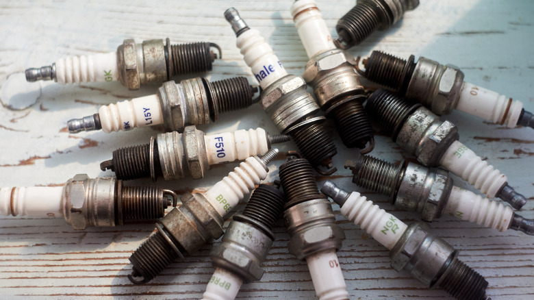 Spark plug recycling is a thing, because iridium is too expensive