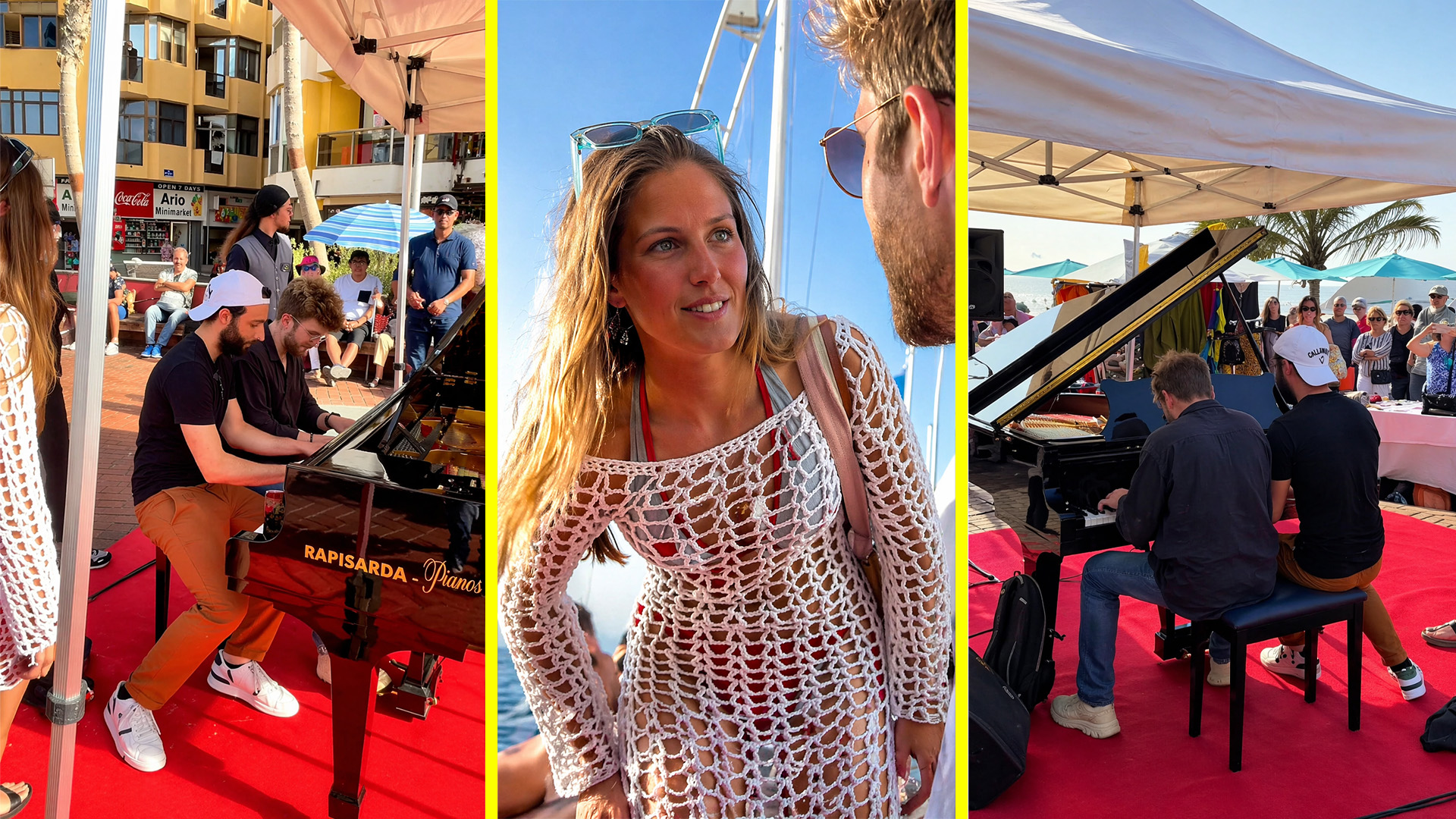 Ever seen a piano performance at the beach?