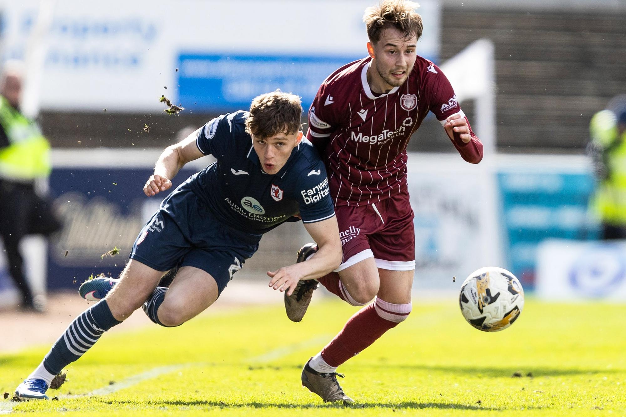 Defeat in Angus all but dashes Raith Rovers’ hopes of making play-offs