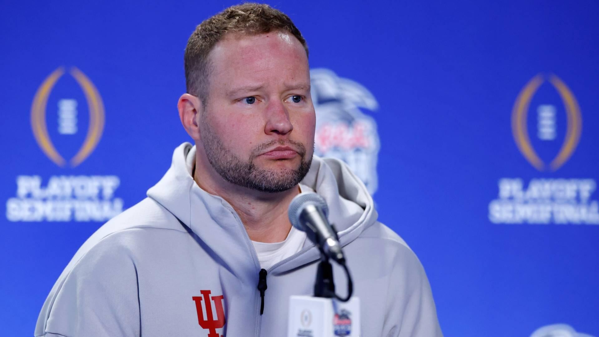 Indiana defensive coordinator Bryant Haines calls out Ty Simpson for ...