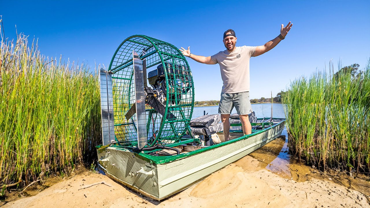 World’s smallest airboat tested