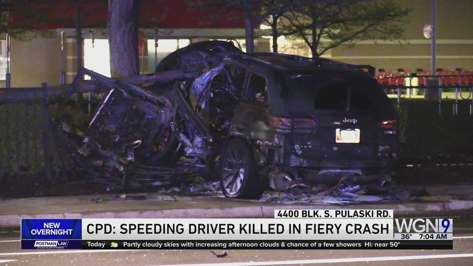 Speeding driver killed in fiery crash in Archer Heights late Saturday ...
