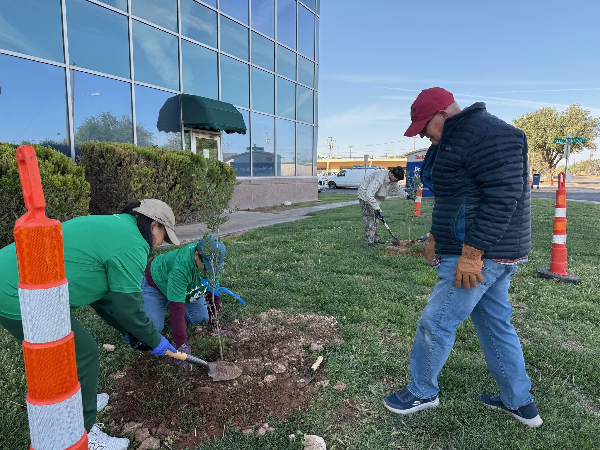 MCH plants 100 new trees around campuses for Earth Day and Arbor Day