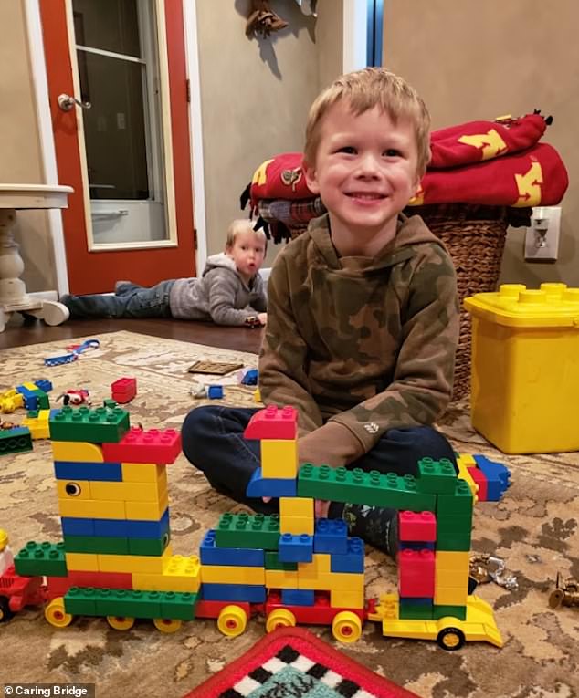 Brave 5-year-old fighting for his life after saving sibling from icy ...