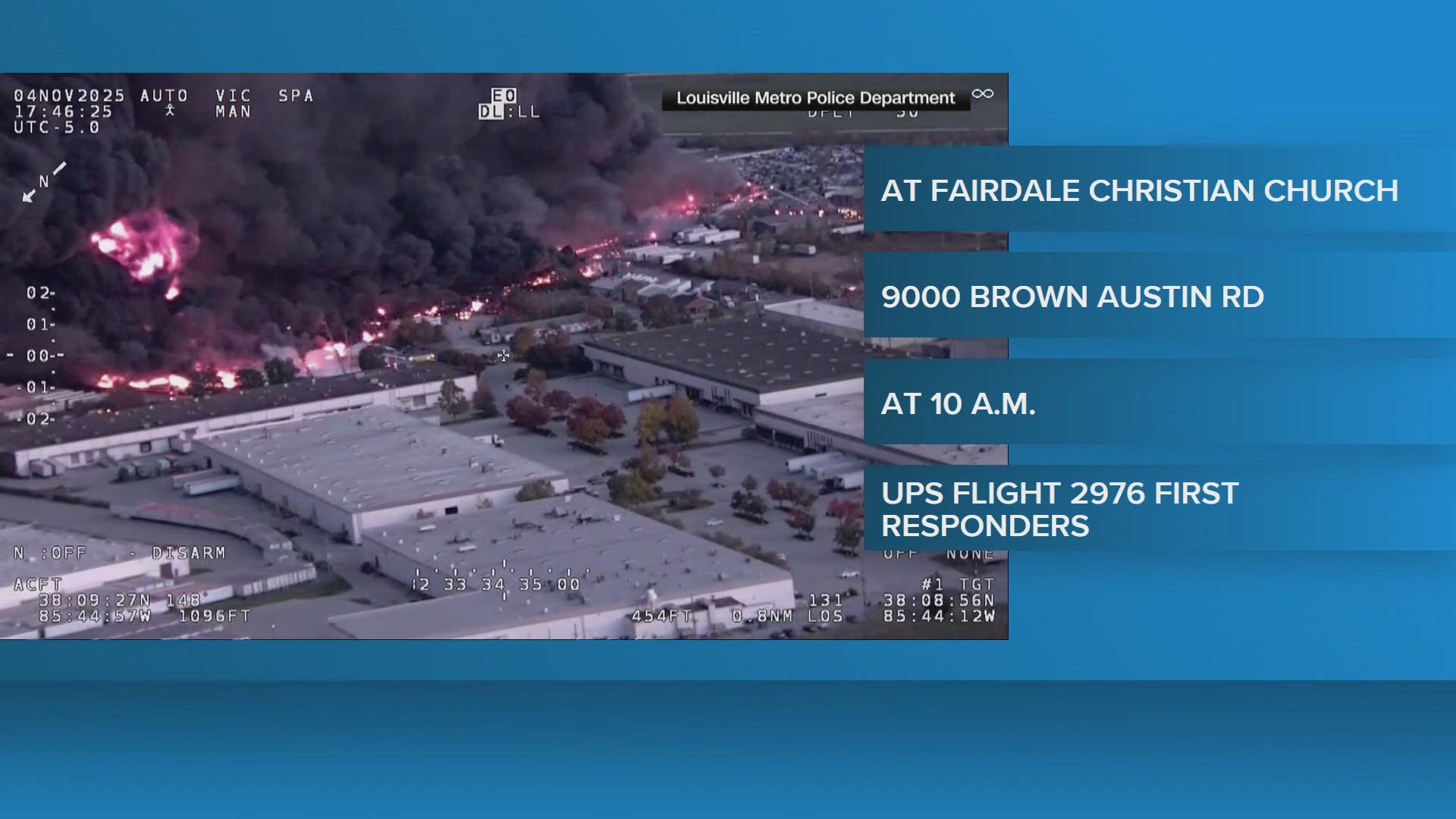 Louisville Metro Government to honor UPS flight 2976 first responders