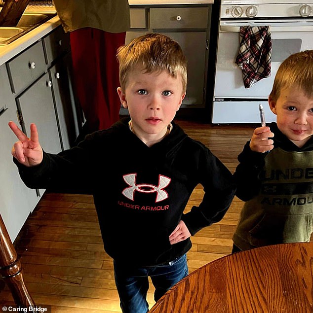 Brave 5-year-old fighting for his life after saving sibling from icy ...