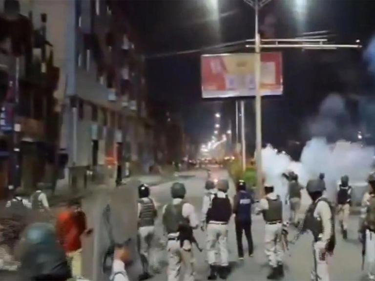 Security forces use tear gas to disperse protesters in Imphal West; 7 ...