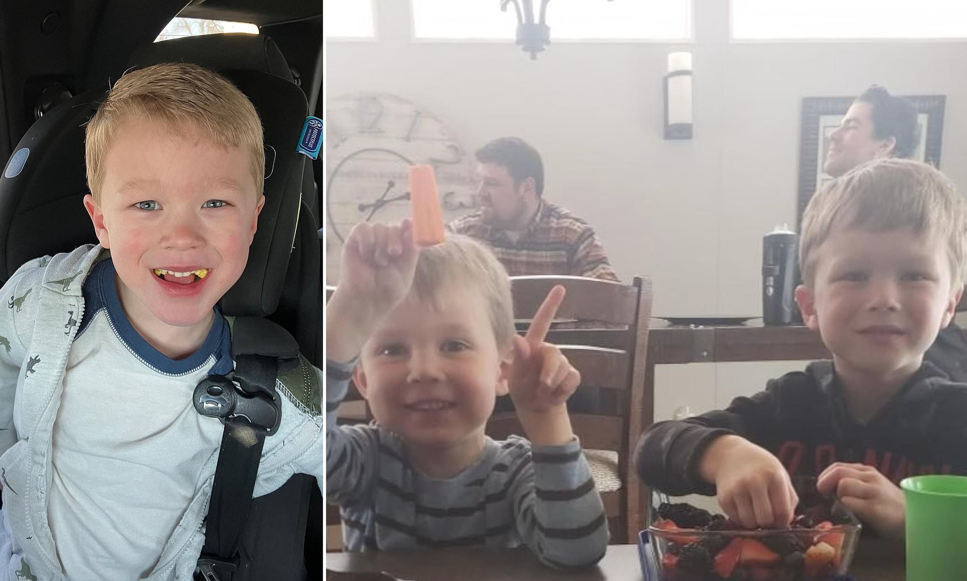 Brave 5-year-old fighting for his life after saving sibling from icy ...