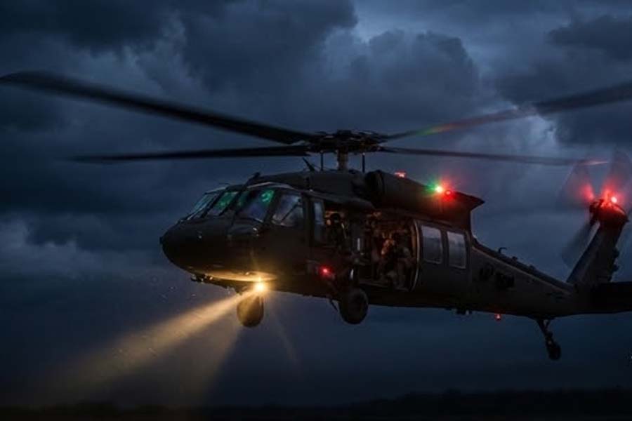 Trực thăng Black Hawk nâng cấp với cảm biến AI tiên tiến, hoạt động trong bóng tối
