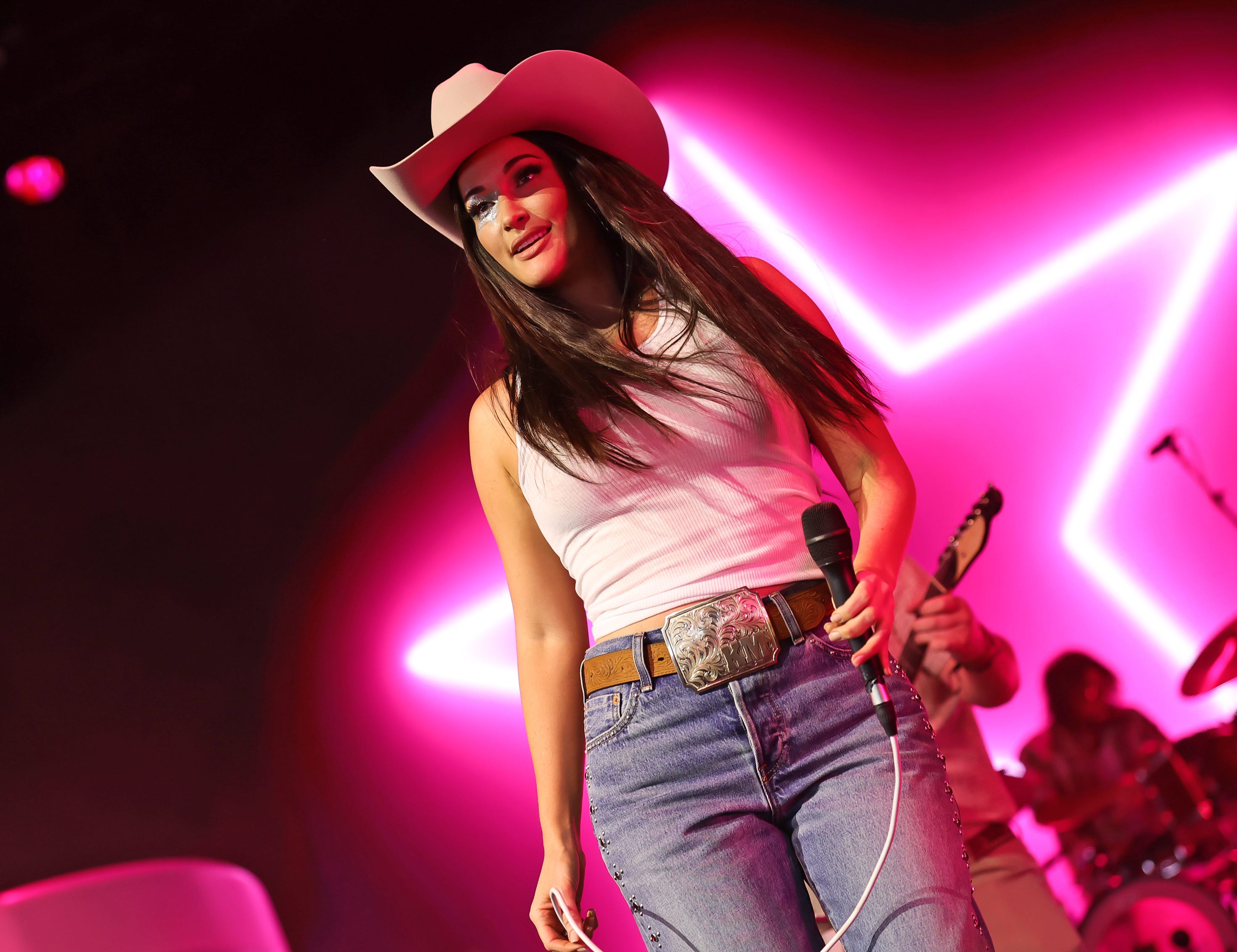 Kacey Musgraves performs at the Mojave Tent during the 2026 Coachella Valley Music and Arts Festival at Empire Polo Club on April 18, 2026 in Indio, Calif.